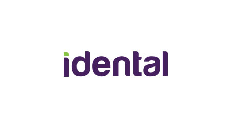 idental egyszerű betűlogó tervezés